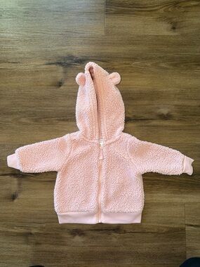 Carter's Pink Sherpa Hooded Baby Jacket